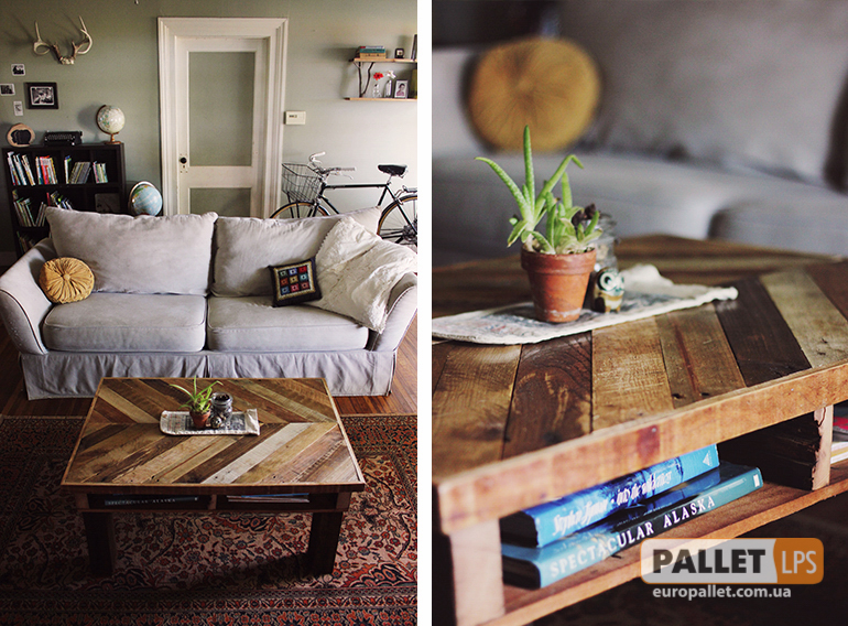 DIY Pallet Wood Table | The Merrythought