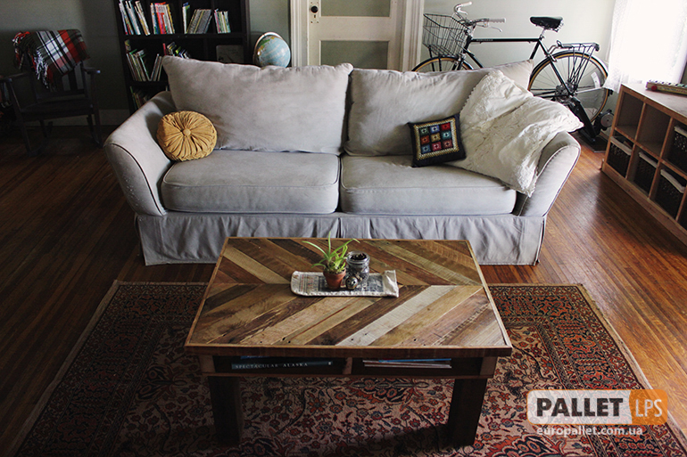 DIY Pallet Wood Coffee Table | The Merrythought