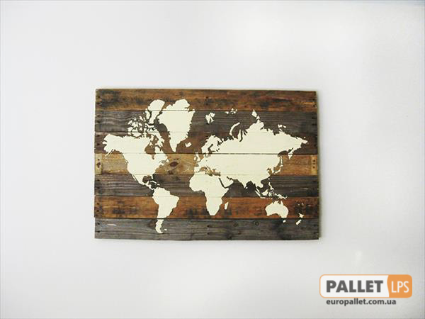 recycled pallet map