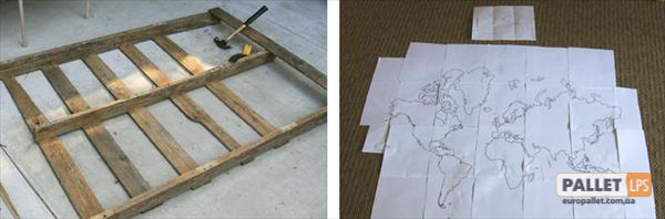 pallet stripping and map drawing