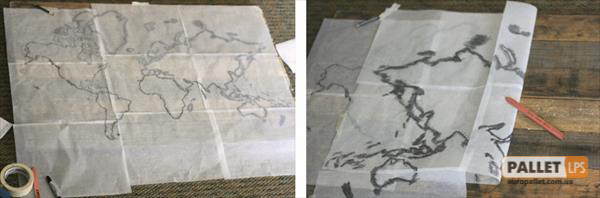 plotting the map on pallet