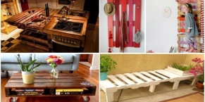 Furniture pallet ideas for your kitchen. PHOTOS